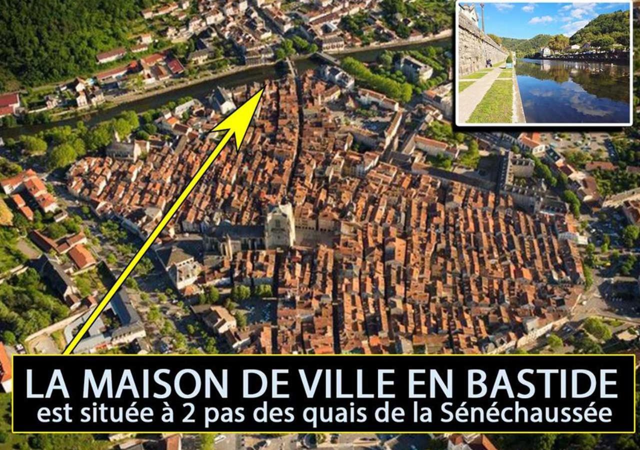 La Maison De Ville Independante My Bastide Classee Вилфранш-дьо-Руерг Екстериор снимка